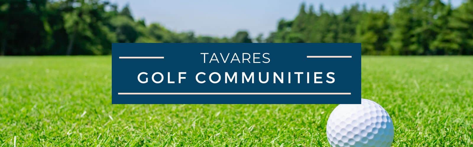 Tavares Golf Course Homes