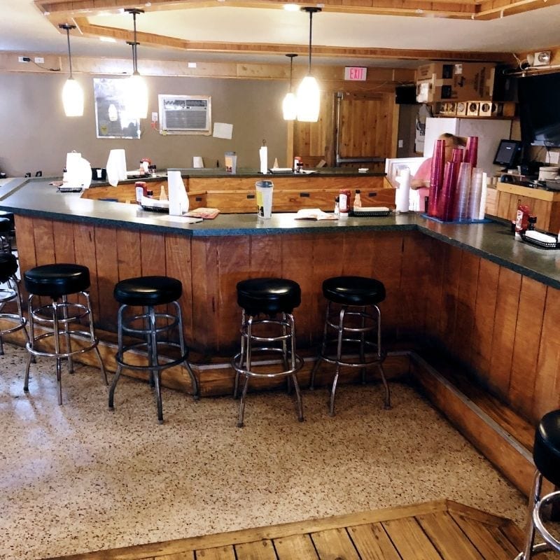 Back bar at The Oyster Troff