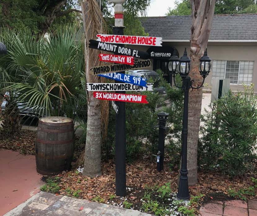 Tony's Chowder House Mount Dora Life in Lake