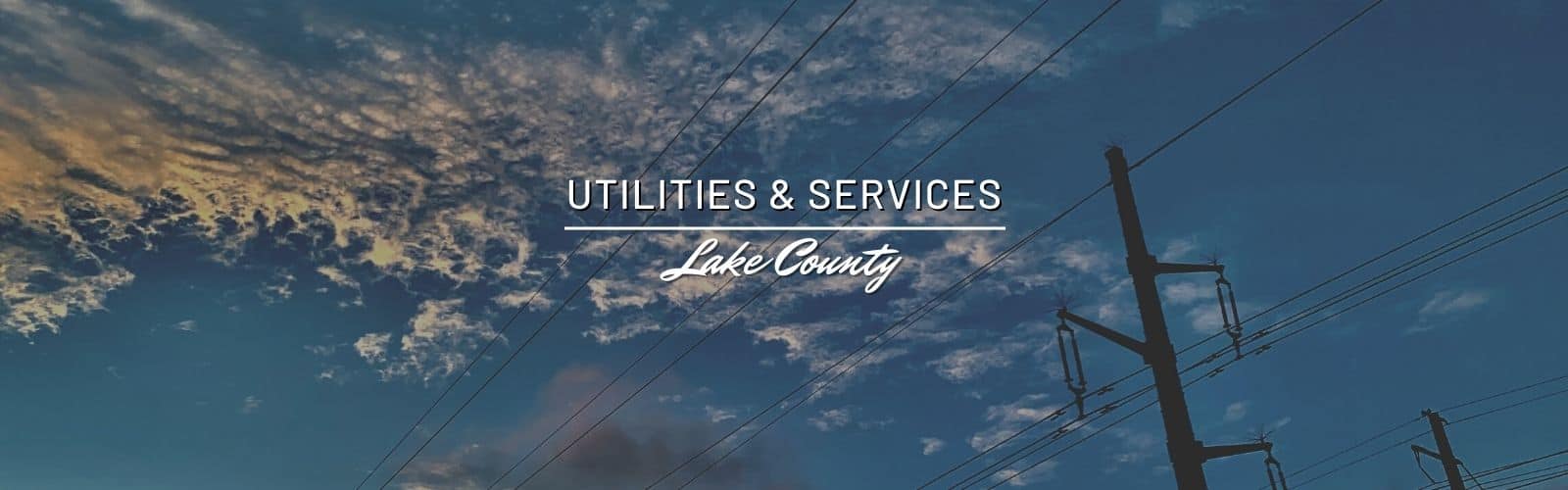 Lake County Utilities and Services