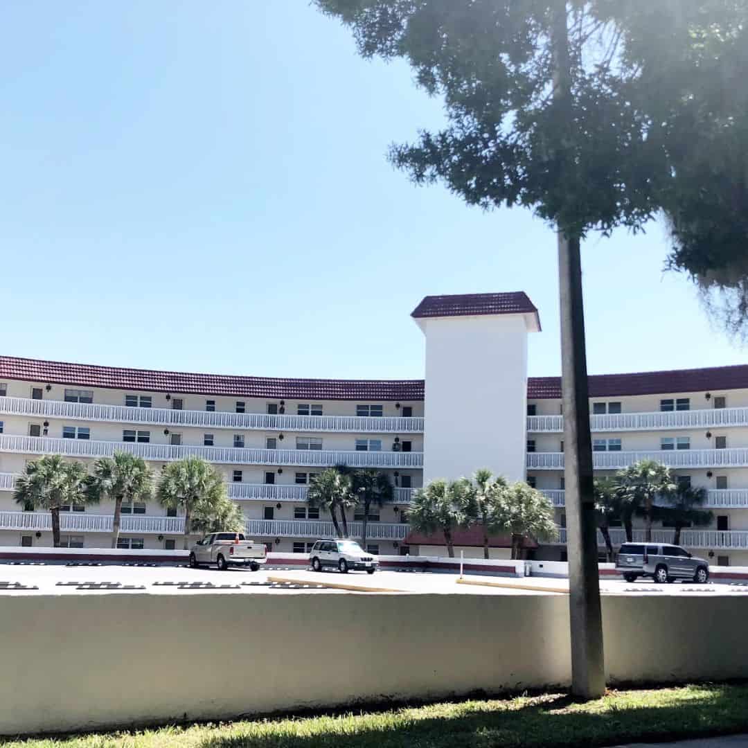 Villa Dora condo building in downtown Mount Dora, Florida