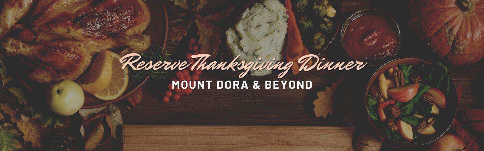 Reserve Thanksgiving Dinner in Mount Dora