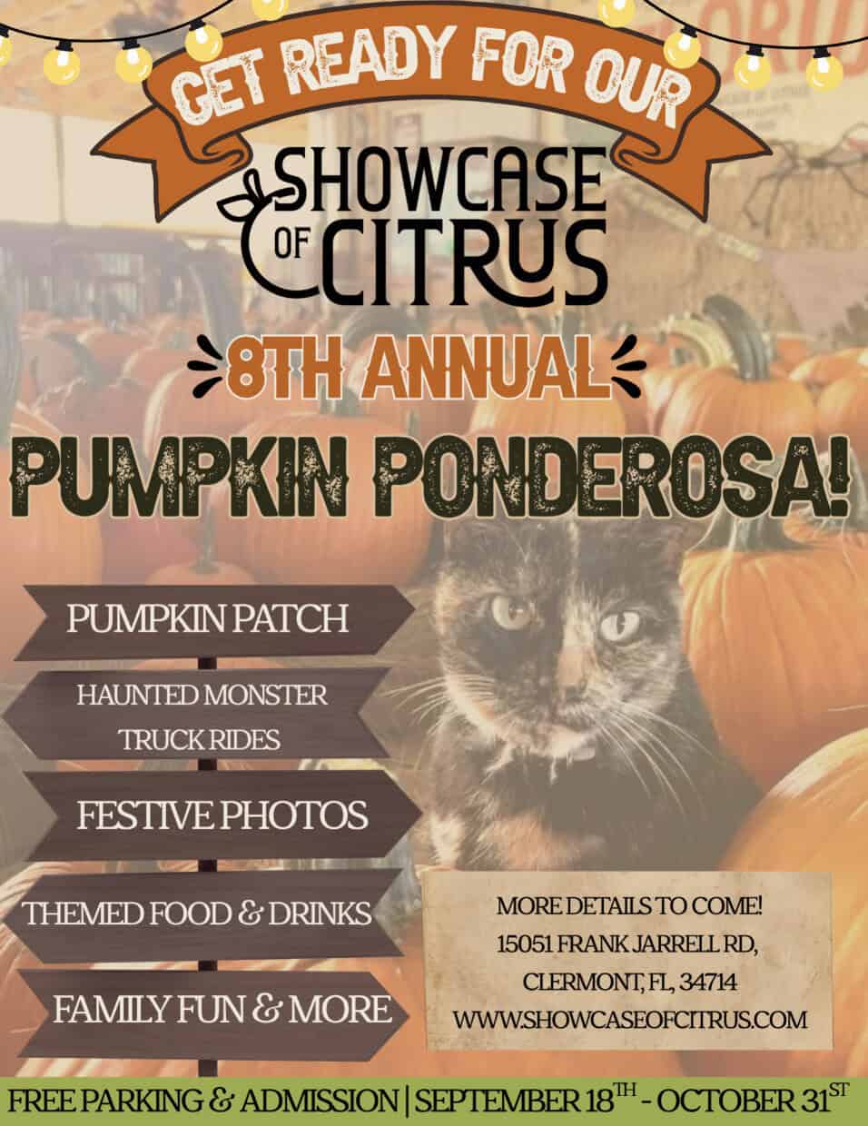 Pumpkin Ponderosa at Showcase of Citrus