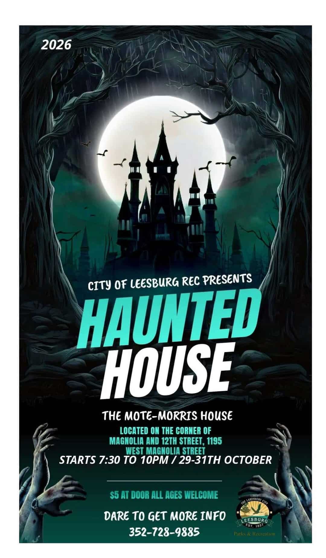 Leesburg Haunted House at the Mote-Morris House